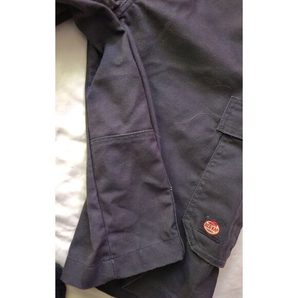 Red‎ Cap Men's Shop Cargo Work Shorts Stretch Fabric Uniform Gray/Black  Size 34 - Picture 2 of 9